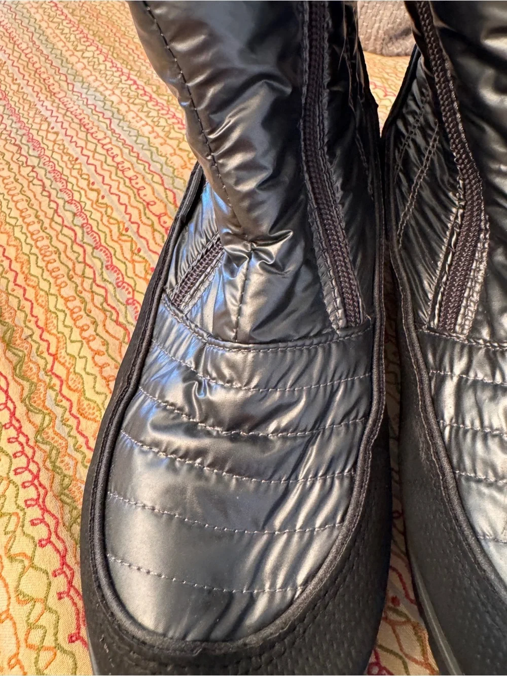JBU by Jambu Snowbird Weather-Ready Quilted Winter Boots Gunmetal Size 9M